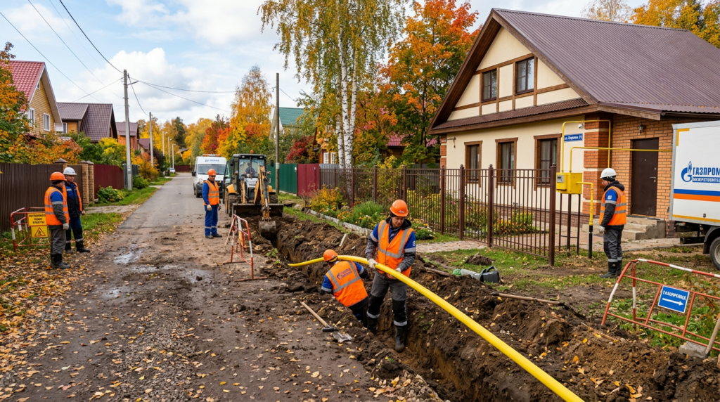 Газификация Озёры