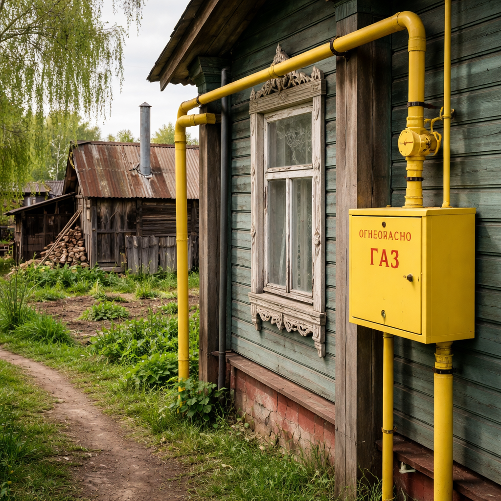 Подключение газа к частному дому в Подмосковье