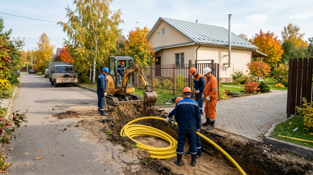 Газификация частного дома в Ступино — подключение газа Воскресенский район