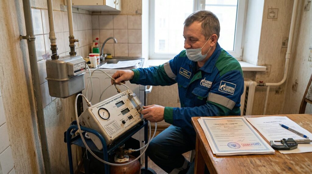 Поверка газового счётчика — периодичность, стоимость и порядок 2026